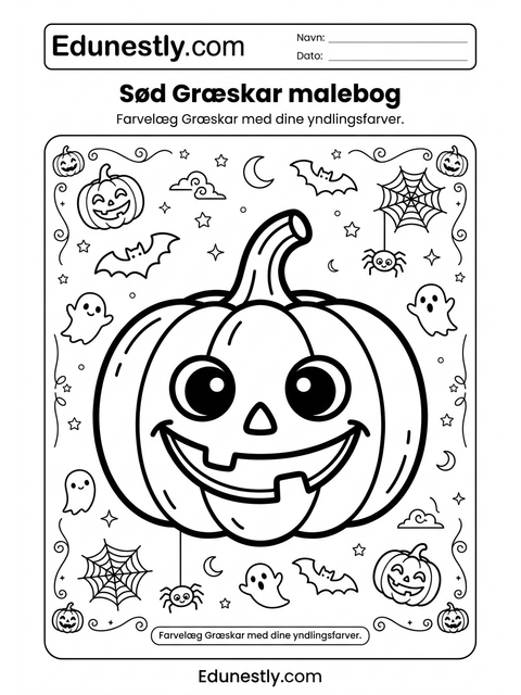 Sød Græskar malebog